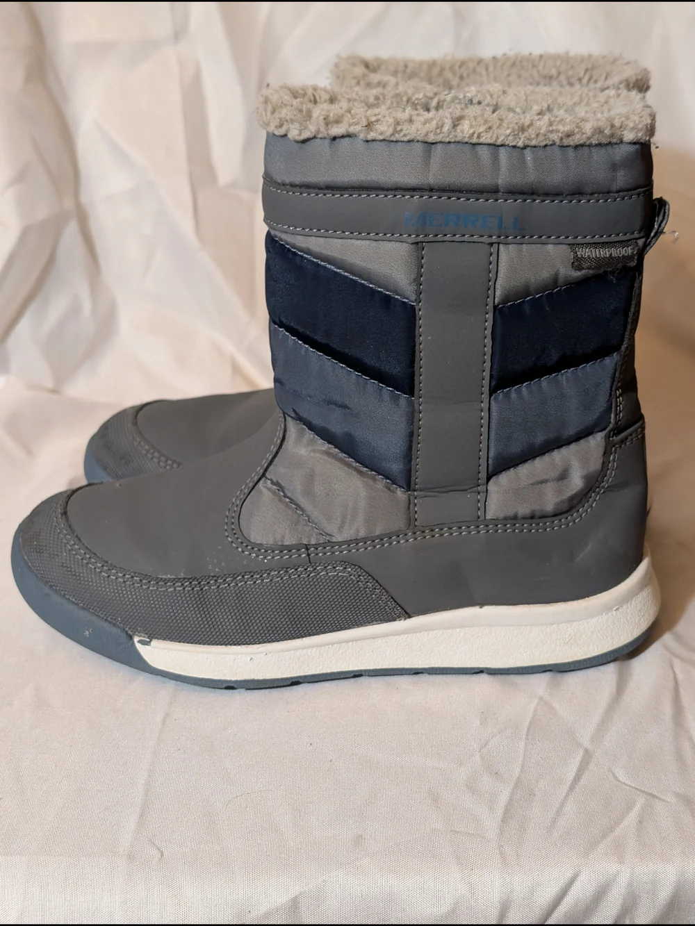 Merrell Kid's Gray Winter Waterproof Boots